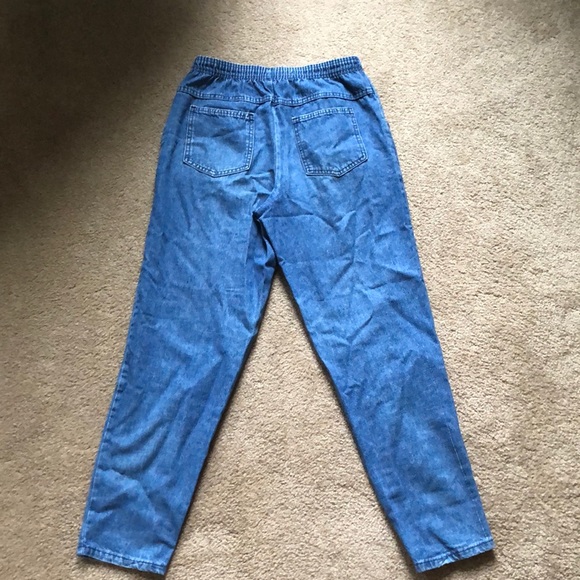 thrifted denim fitted jeans - Picture 4 of 4